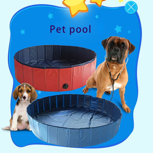 Portable Pet Pool Foldable Dog Cat Bathtub Pet Supplies Outdoor Children's Bathtub Pet Cleaning Supplies Accessories - shoptrendbeast.com