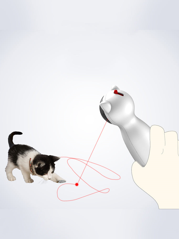 Automatic Cat Toys Interactive Smart Teasing Pet LED Laser Funny - shoptrendbeast.com