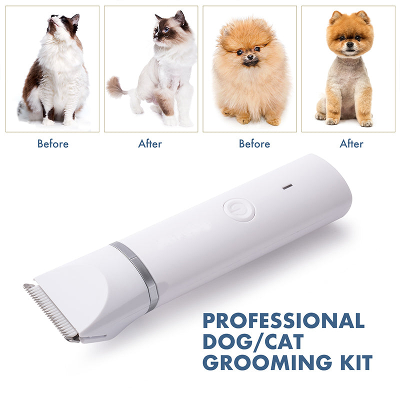 4 in 1 Pet Hair Clipper with 4 Blades Grooming Machine Trimmer & Nail Grinder Prefessional Haircut For Dogs Cats Drop Shipping - shoptrendbeast.com