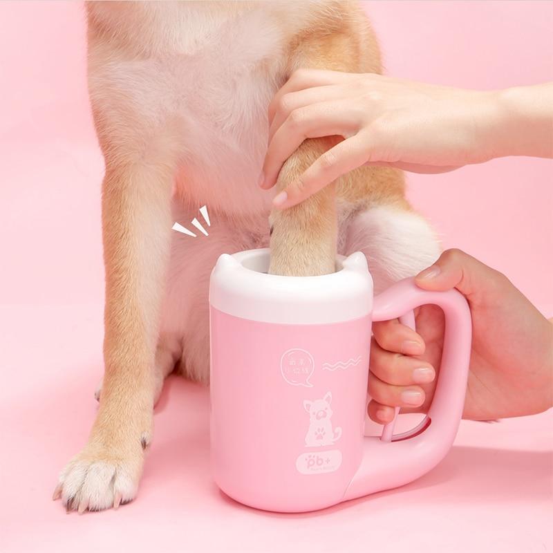Pet Cat Dog Foot Clean Cup Cleaning Tool Silicone Washing Brush Paw Washer - shoptrendbeast.com