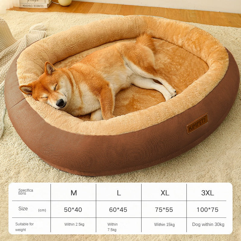 Removable And Washable Dog Bed Warm Cat Bed For Sleeping - shoptrendbeast.com