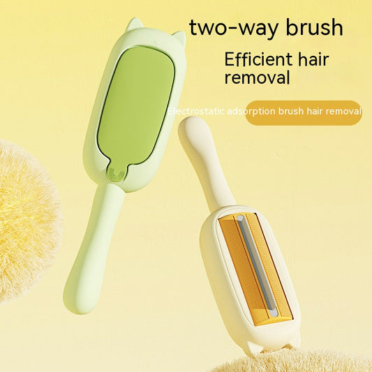 Pet Dog Cat Hair Brush Electrostatic Adsorption Two-way Roller Pet Products - shoptrendbeast.com