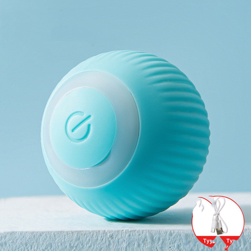 USB Rechargeable Gravity Electric Rolling Ball Electric Cat Toy - shoptrendbeast.com