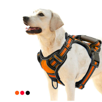 Dog Harness No Pull Breathable Reflective Pet Harness Vest - shoptrendbeast.com