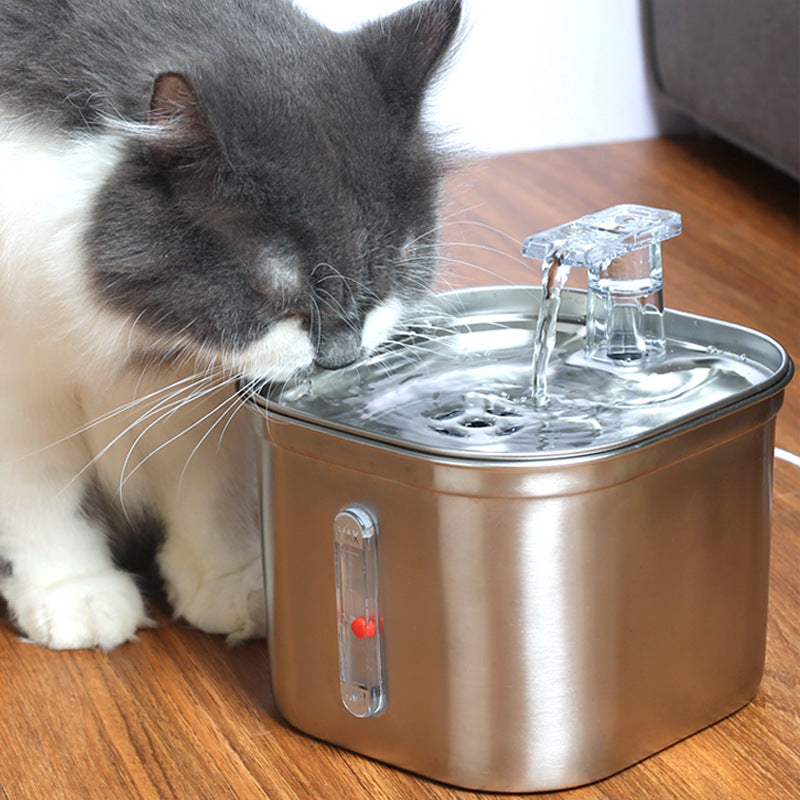 Stainless Steel Automatic Water Feeder - shoptrendbeast.com