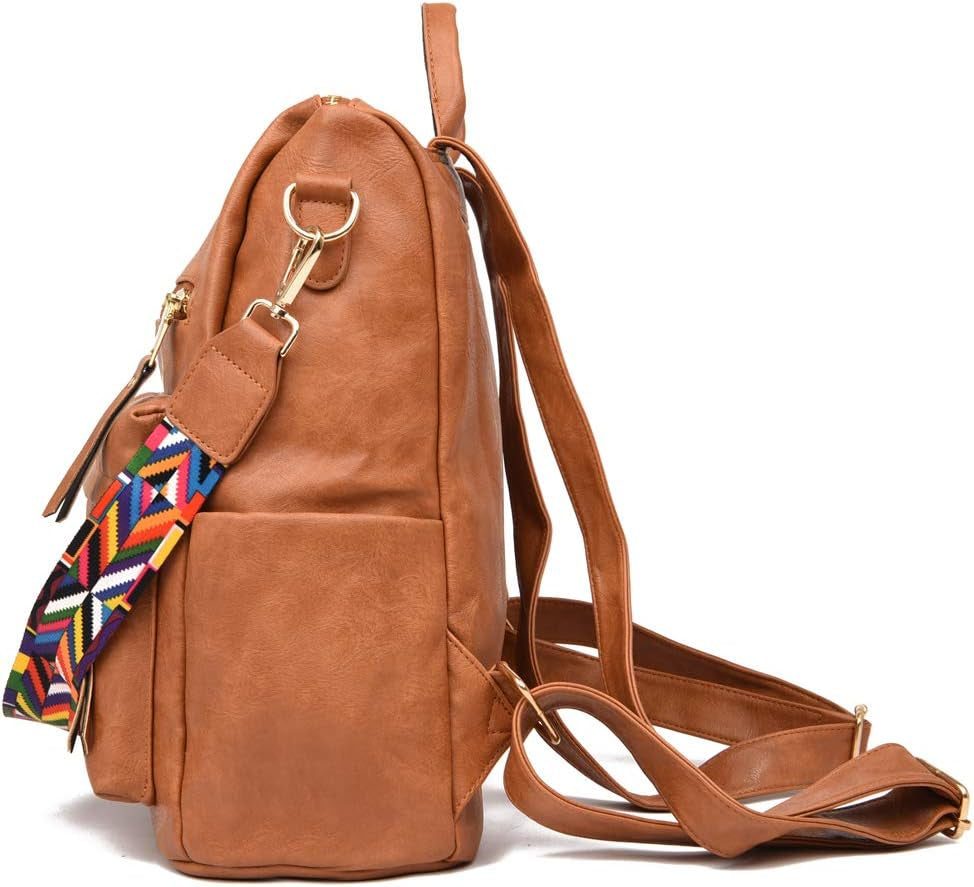 Women'S Fashion Backpack Purse Multipurpose Design Convertible Satchel Handbags Shoulder Bag Travel Bag