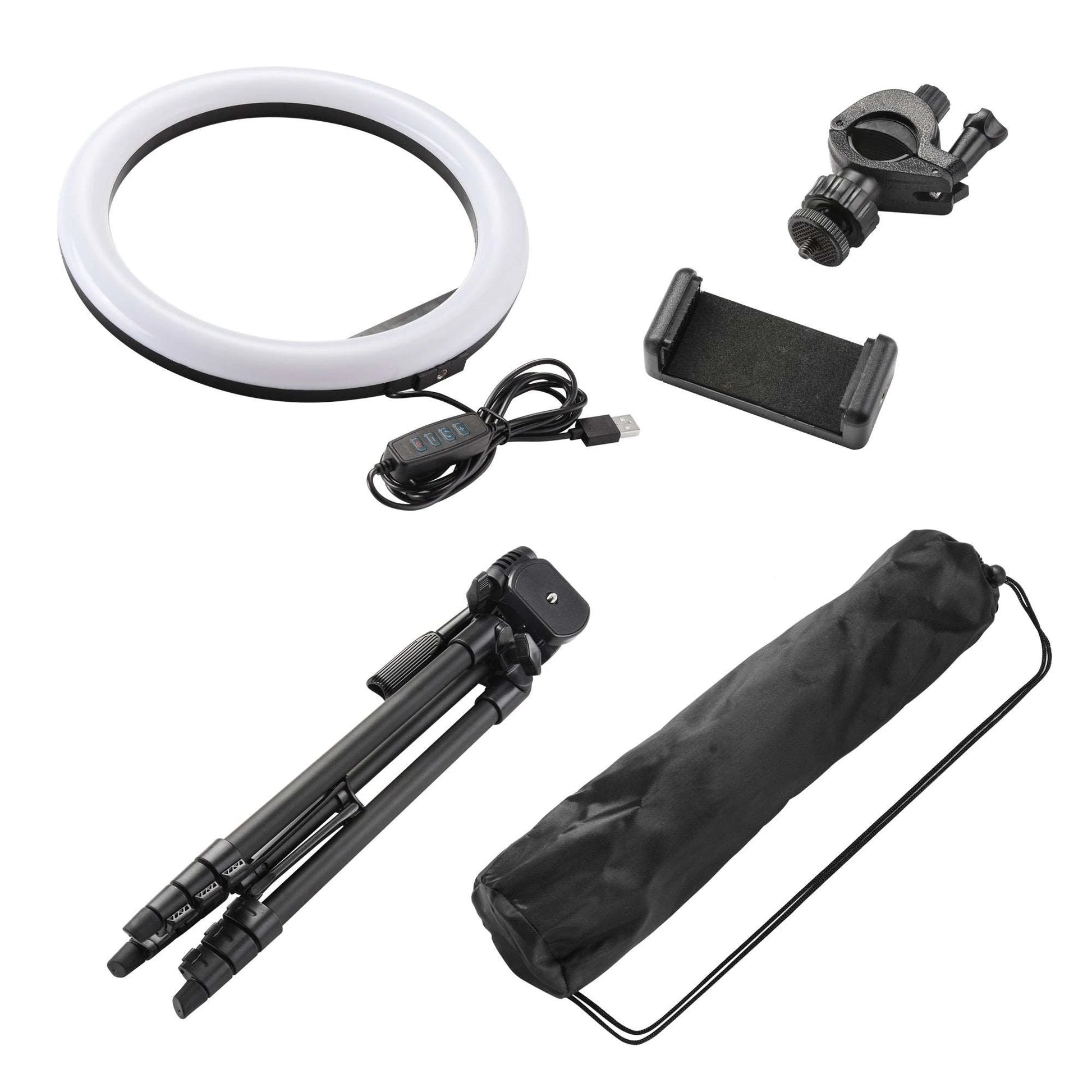 10'' Ring Light W/Phone Mount LED Dimmable 360° Adjustable Light by Lmyg