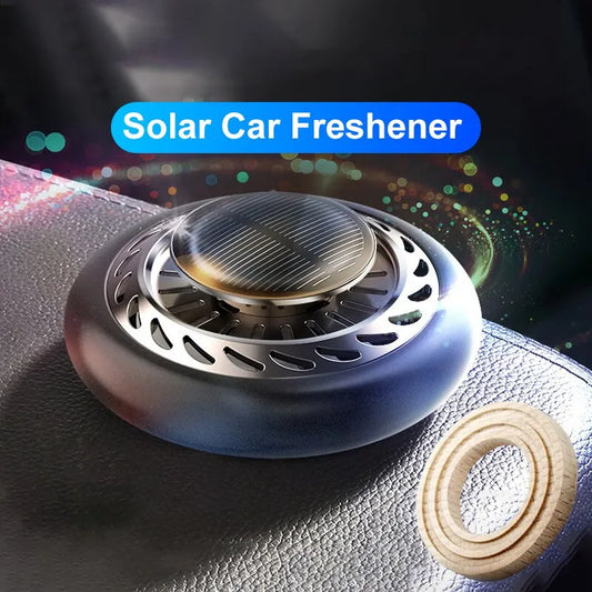 Car Air Freshener Creative Solar Rotation