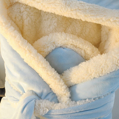 0-6 Months Soft Newborn Baby Wrap Blankets Newborn Baby Blanket Winter Warm Sleeping Bag Baby Products Newborn Wrapped Sleepsack