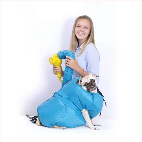 Dog dryer accessories with hair dryer drying kit quickly and easily dry
